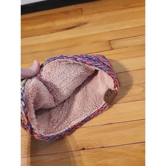 C.C Exclusives NWT Women's Cable Knit Headwrap Multi Colored Ear Warmer Headband - Picture 4 of 4
